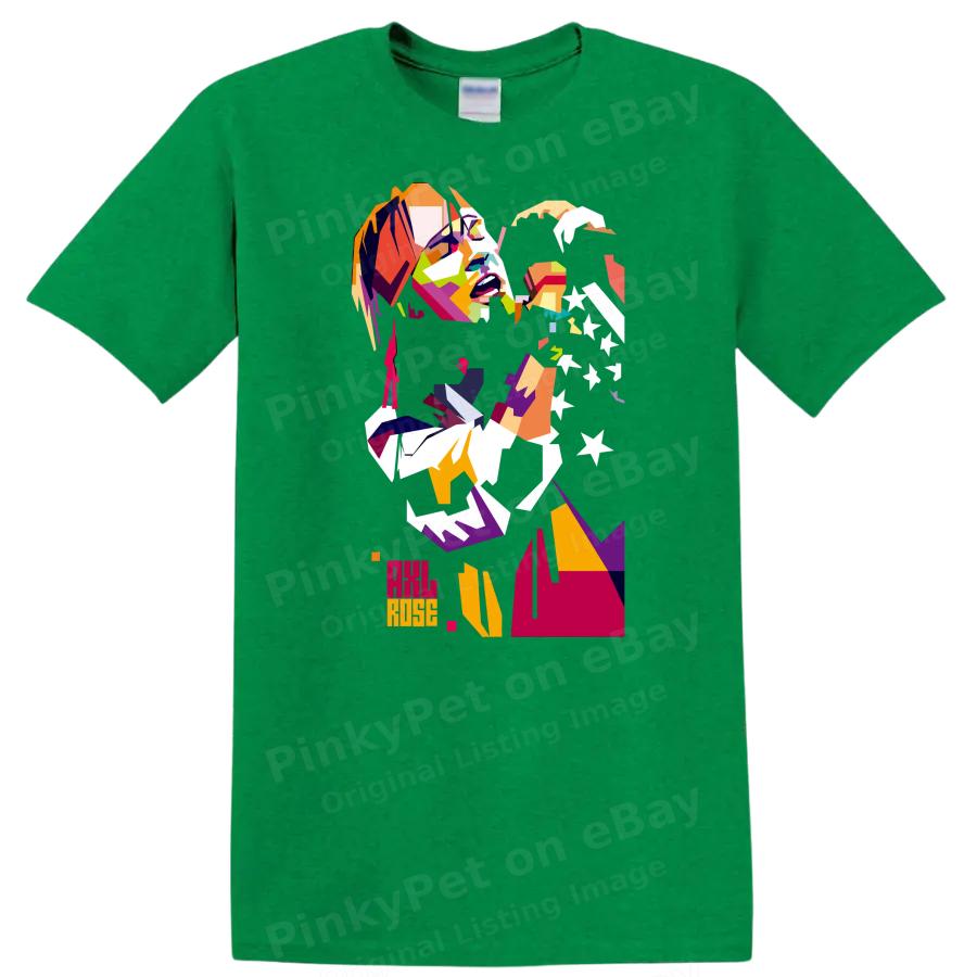 Abstract Art Portrait T Shirt Colorful Graphic Design Unique Tee