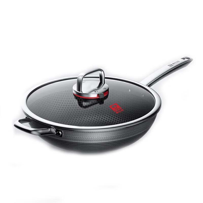 Kombach 6th Gen Non-stick Antibacterial Stainless Steel Wok