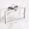 Ventilation Punch Free Towel Ring Rust-proof Hand Towel Ring Modern Towel Ring Hangers  Shower Room
