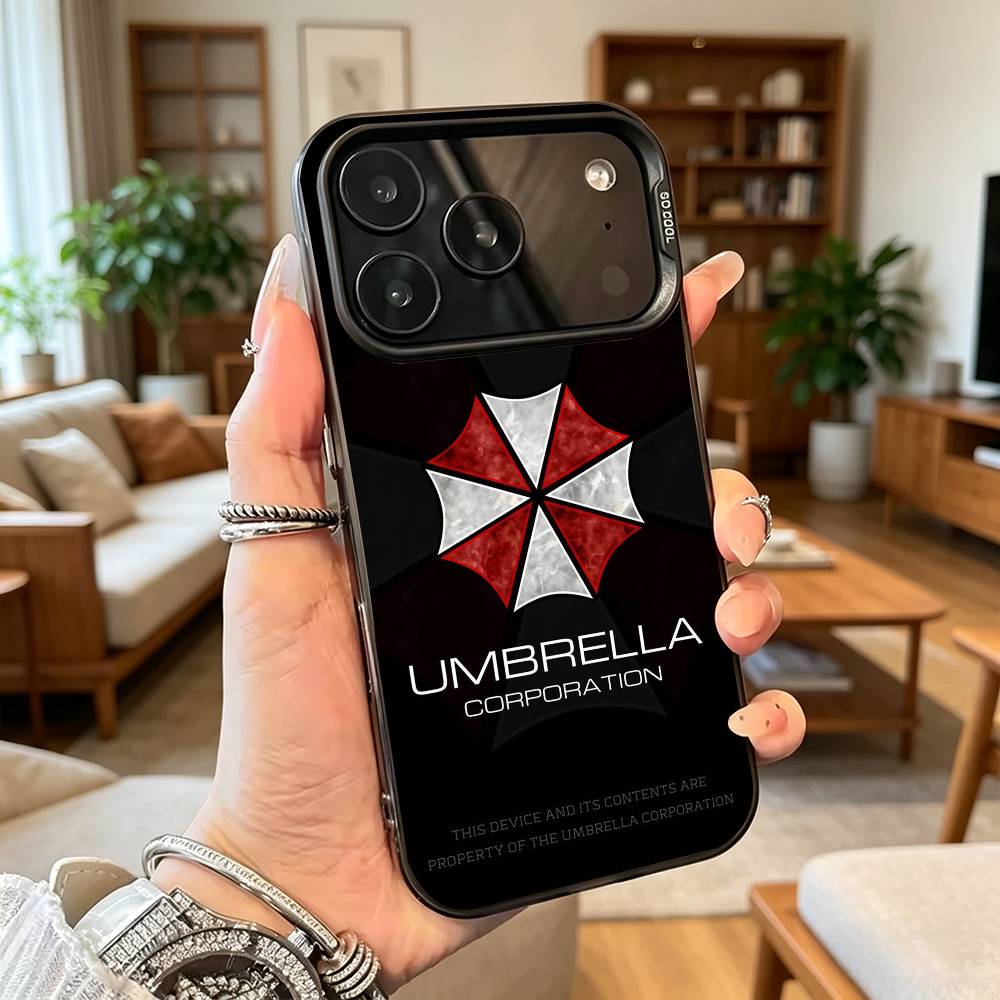 GAME R-Resident Evil Phone Case For iPhone 17,16,15,14,13,12,11 Plus,Pro Max,XS,Colorful Silver Black Cover