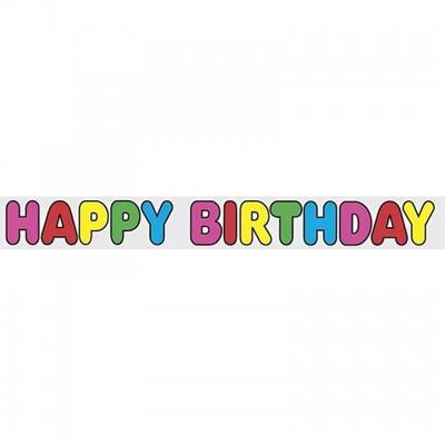 Foil Happy Birthday Banner