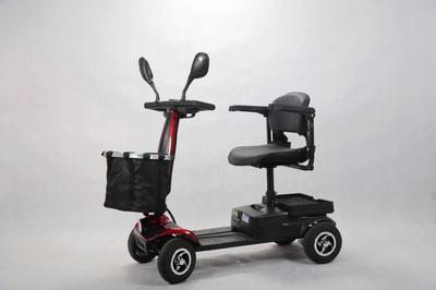 SANWEIPU YL-02G Yaşlılar İçin 4 Tekerlekli Mobilite Scooteru 350W Motor 24V 20Ah Batarya 8 İnç Tekerlekler Yaşlılar İçin Kompakt Elektrikli Scooter