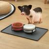 Pet Placemat Nonspill Easy To Clean Foldable Cat and Dog Feeding Mat Silicone Non-slip Waterproof Pet Mat
