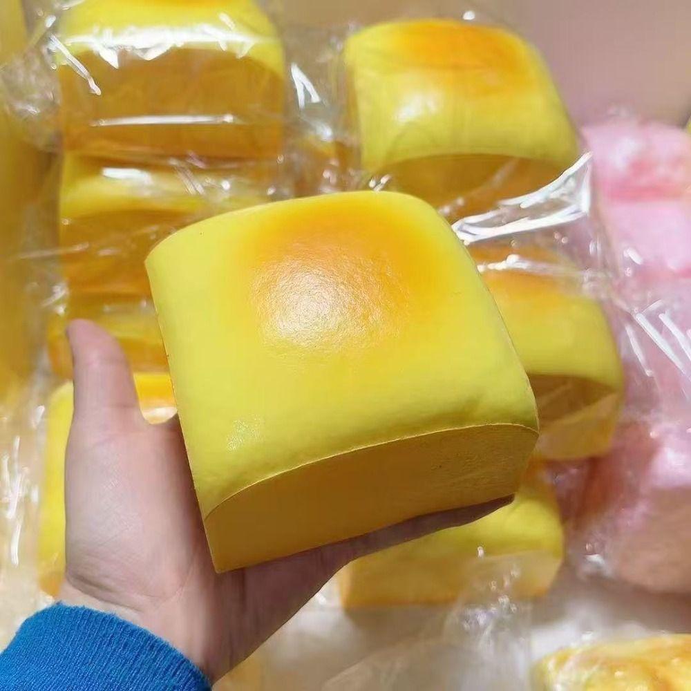 Weiches Beruhigendes Hawaiianisches Brot Squishy Simuliertes Langsam Rückfederndes Spielzeug Milchbrot Quetschspielzeug Partygeschenk
