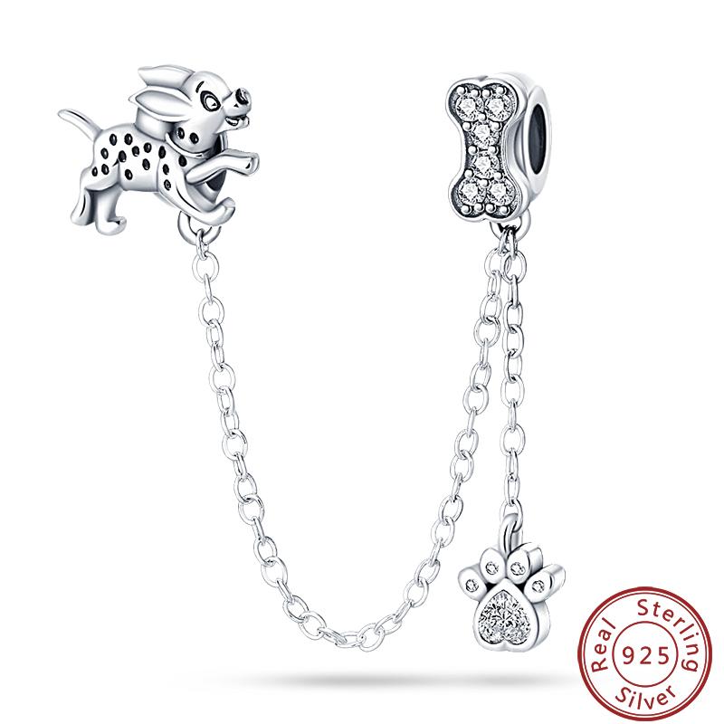 Vendi Charms a Catena con Animali, Piante, Viaggio, Design di Moda, Perline in Argento 925, 3mm, Fai da Te, Creazione di Gioielli Fini