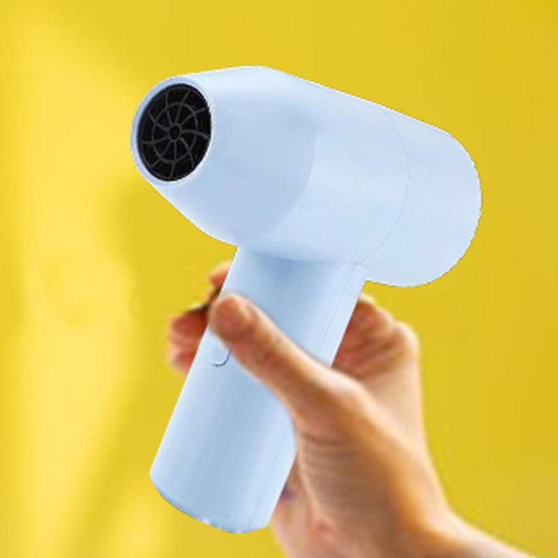 Hair Dryer Cordless USB Rechargeable Portable Blow Dryer Cordless Low Noise Wireless Hair Dryer for Art Students and Artists