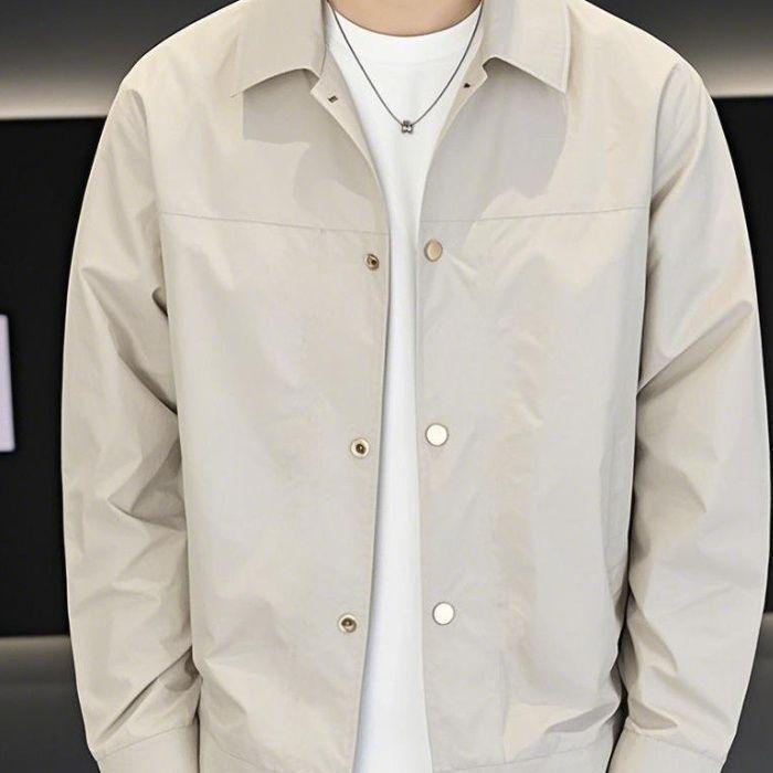 Men's Trendy Slim Fit Korean-Style Jacket - Short, Versatile, and Handsome for Spring & Autumn 2025