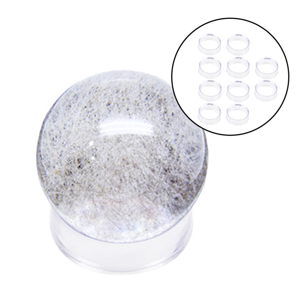 10 PCS Acrylic Transparent Display Stand for Base Pedestal Support
