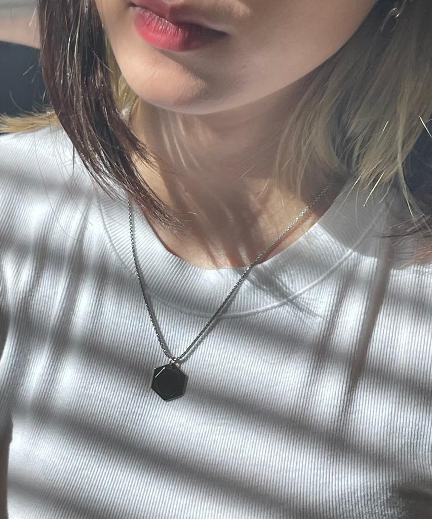 Kudos Hexagon Necklace
