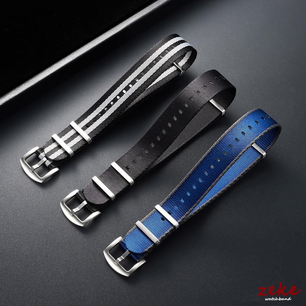 Nylon Watch Strap 18/20/22mm Universal Sport Soft Watchband Replacement Correa Reloj High Density Durable Fabric Braid Wristband