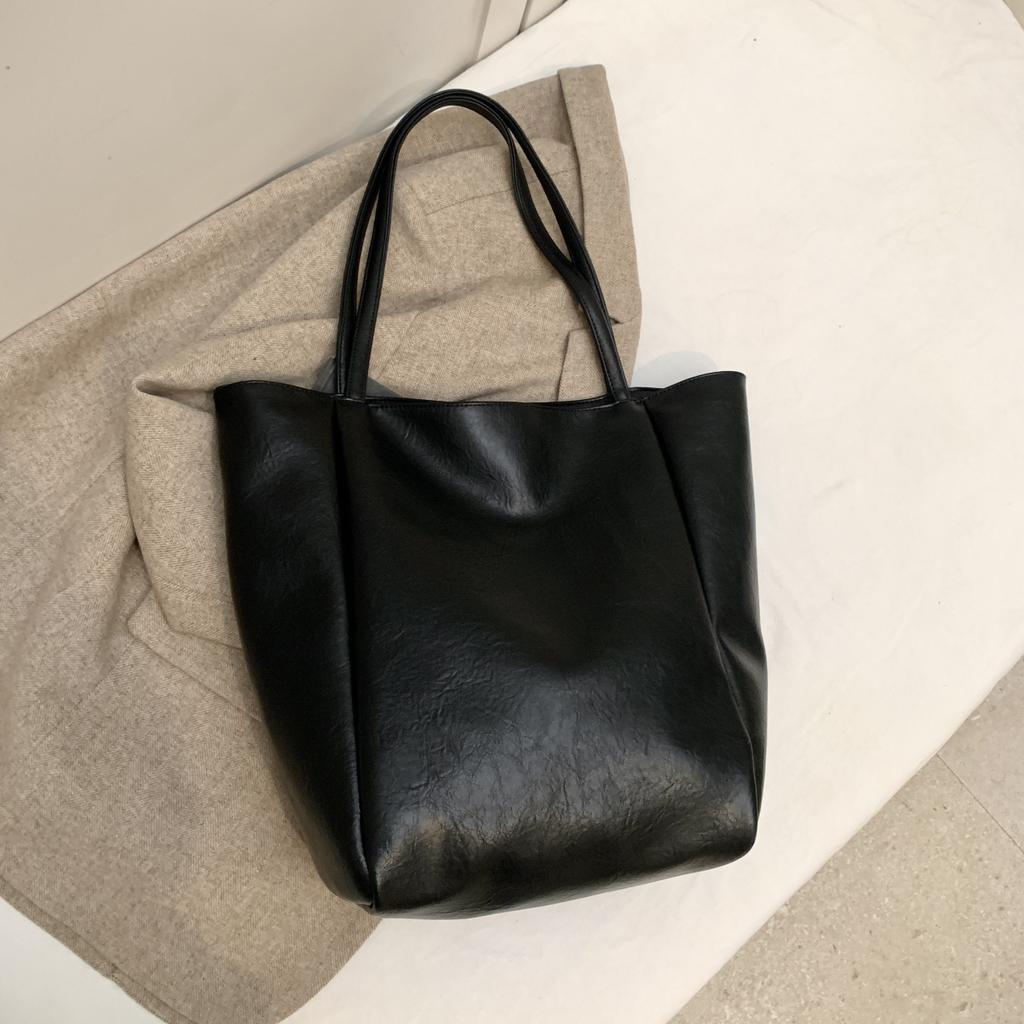 Women's Bag Large Capacity Shoulder Bags High Quality PU Leather Handbags and Purse Female Retro Tote Bags Commute sac a main
