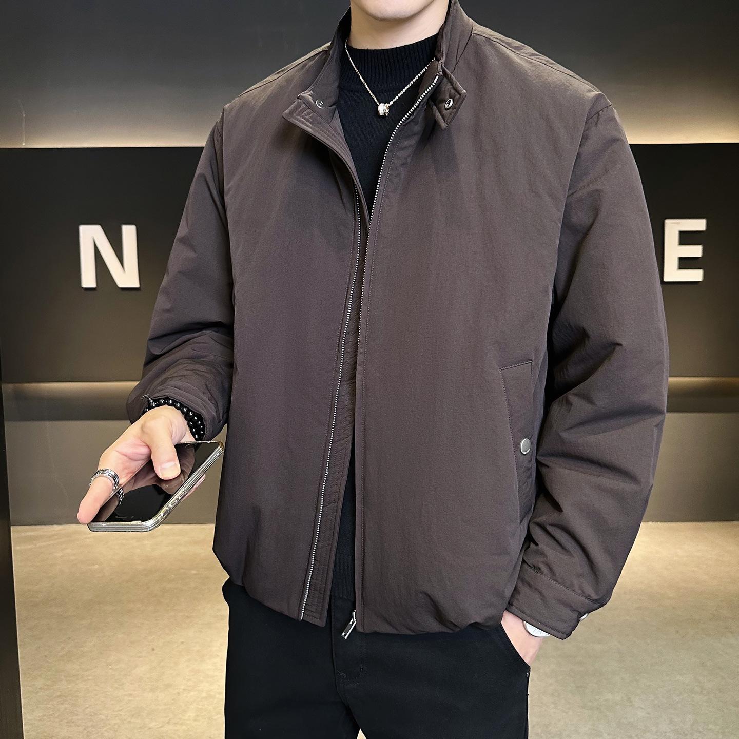 Trendy Brand 2025 Men s Luxury Loose Fit Stand Collar Down Jacket XXL