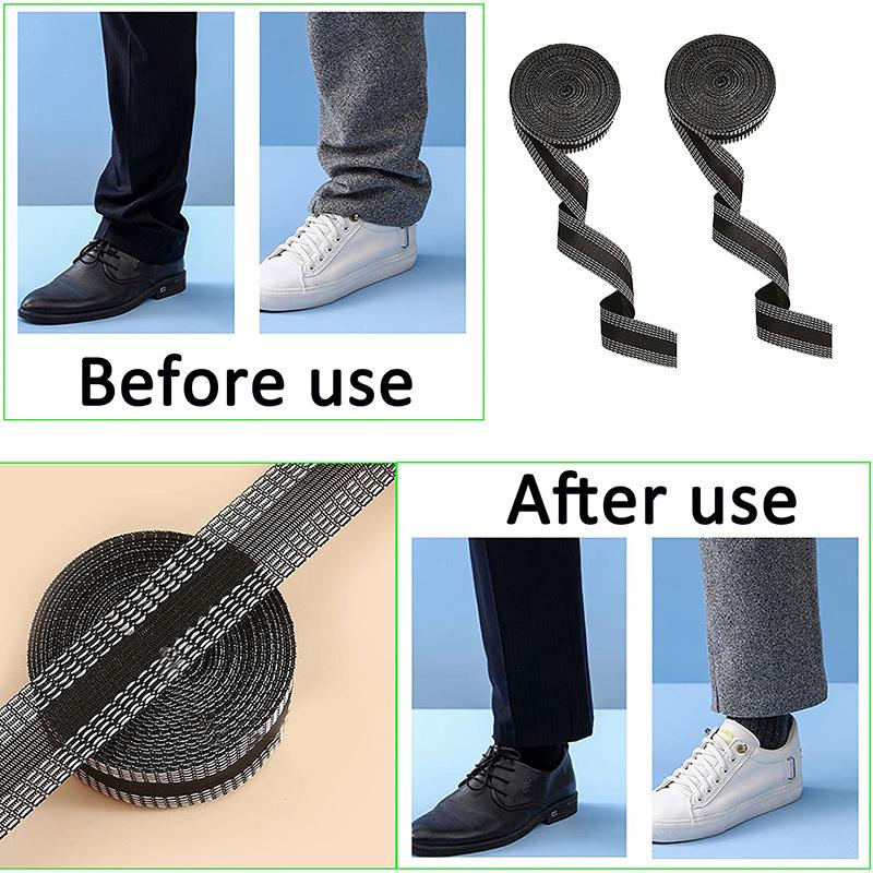 No-Sew 1-5M Self-Adhesive Hemming Tape Iron on Trousers Edge Shortening Tape for Jeans Pants DIY Repair