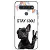 Black TPU Cover For LG K61 2020 CaseCute Cat Pattern Coque For LG K61K 61 LGK61 Luxury Matte Shockproof Protection Etui Bumper