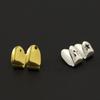 Gold-Plated Hip Hop Double Fangs Grillz Jewelry