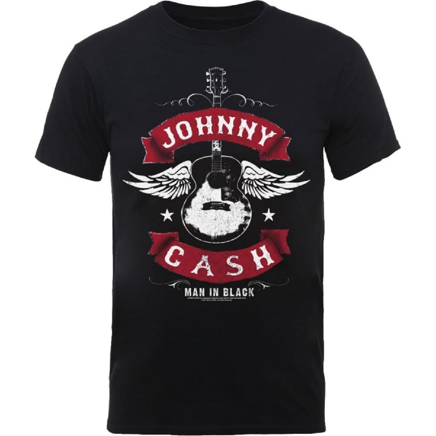Johnny Cash Winged Guitar T-Shirt XXXXXL разноцветный