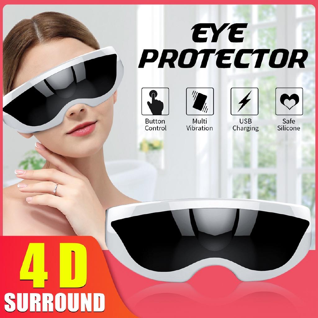 

Массажер для глаз 6 Вт Магниты Массаж акупунктурных точек Вибрация Уход за глазами Снятие усталости и стресса Очки Улучшение зрения Беспроводной