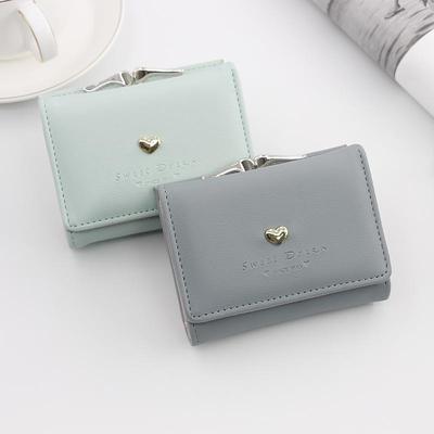 Women's Fashion Tri-Fold Wallet: Short Wallet, Clutch Coin Purse, Card Holder