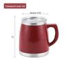 Stainless Steel Thermos Mug with Handle for Men & Women – Ideal for Tea, Coffee, Office, or Water.