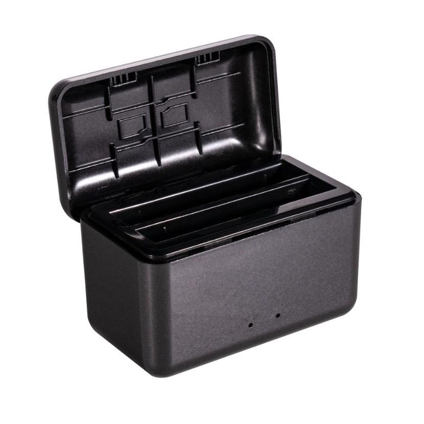 Hub dublu pentru încărcător de baterie pentru cameră Insta360 X4 Carcasă pentru încărcător rapid cu 2 canale, tip C Cutie baterie pentru accesorii pentru cameră Insta 360 X4