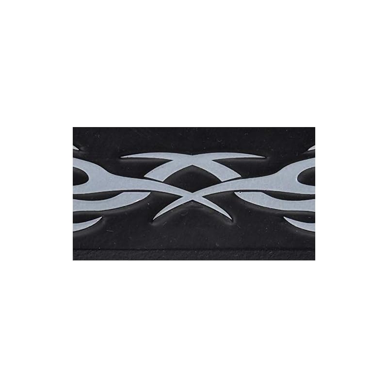 KARAKAL PU Super Grip Tribal 12 Grips (Black, 12 Pieces Per Set) - Suitable for All Racket Sports. (KJ 680K Black)