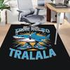1pc shark tralalero Carpet, Office Rug Outdoor Mat Home Decor Area Carpet Festival