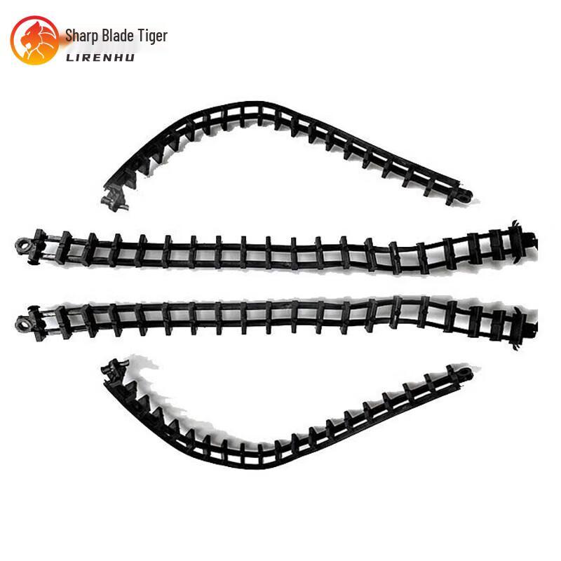 Military Simulation Sandbox Railway Track Strips (10-Pack)