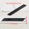 For Mercedes Benz New AMG Car Letters Badge 2pcs ABS Fender Side Emblem Sticker For AMG W204 W124 W201 W202 W212 W220 Accessorie