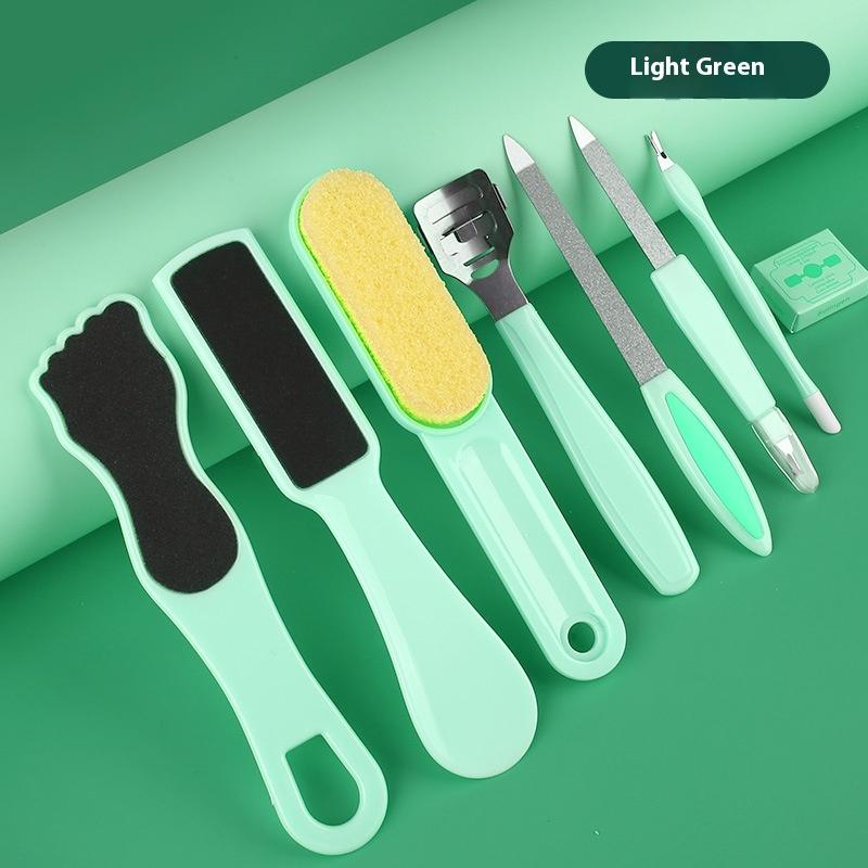 8pcs/Set Pedicure Kit Stainless Foot Care Callus Remover Scraper Pedicure Rasp Tools Manicure Nails