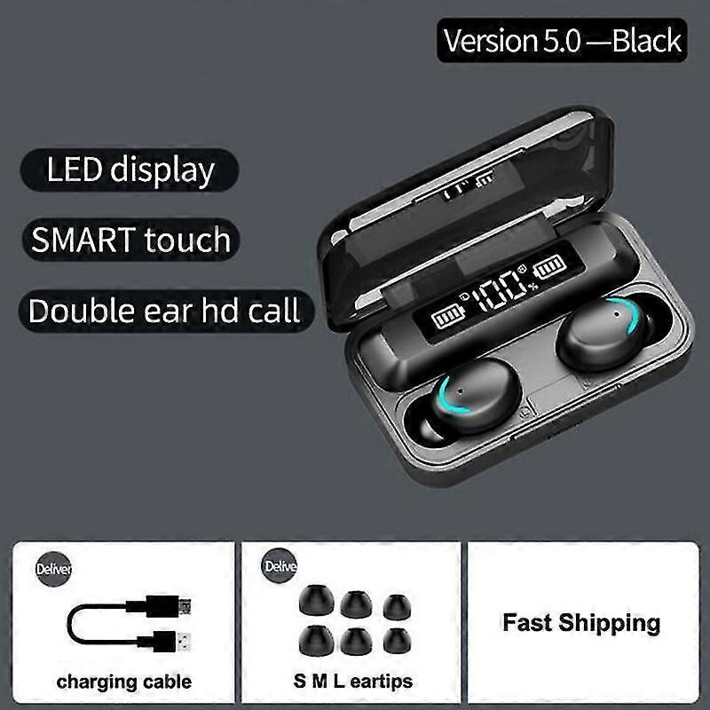 High-quality Bt Wireless Earphones Touch Control 8d Hifi Sound Headsets Noise Cancelling