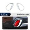 2PCS For Mitsubishi Outlander 2016-2019 Chrome Rear Fog Light Lamp Cover Trim