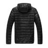 2026 Winter New Men's Light and Short Fashion Casual Cotton Clothing Slim Fit Portable Warm Men's Hooded Jacket
