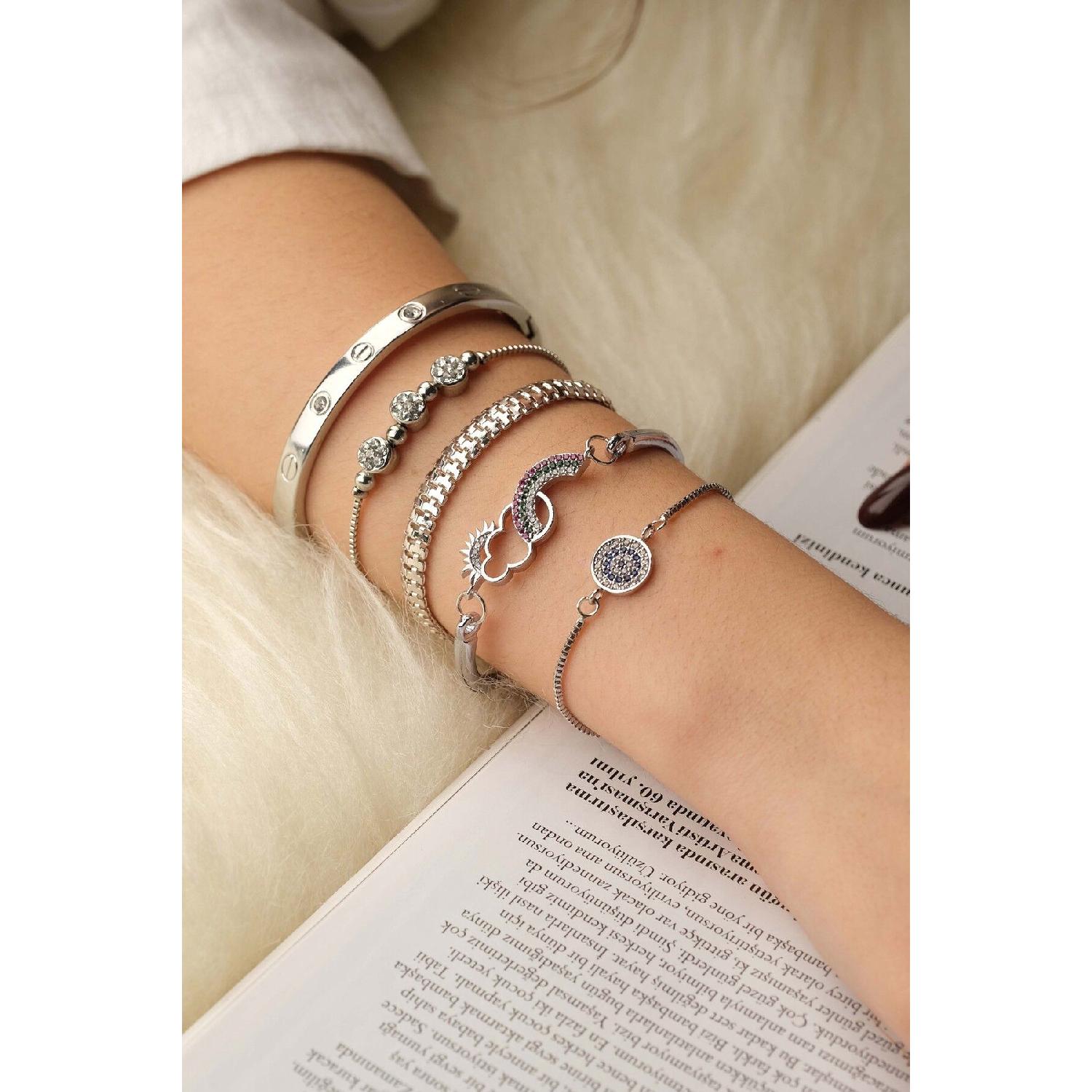 

Men s Set Of 3 Combination Bracelet Set M чистый