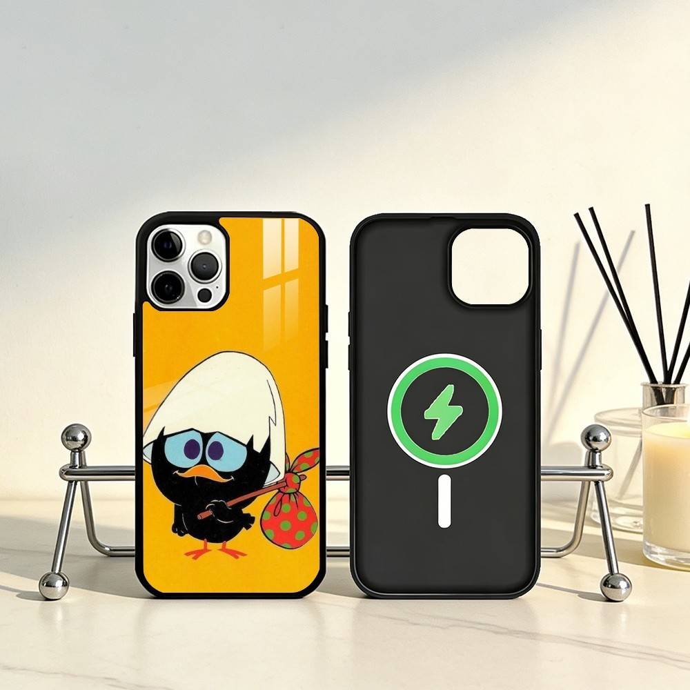 Cute C-Calimero Phone Case For iPhone17,16,15,14,13,12,11 Plus,Pro Max Magnetic For Magsafe Wireless Charging
