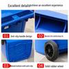 Yueyu Wheeled Lidded Trash Can