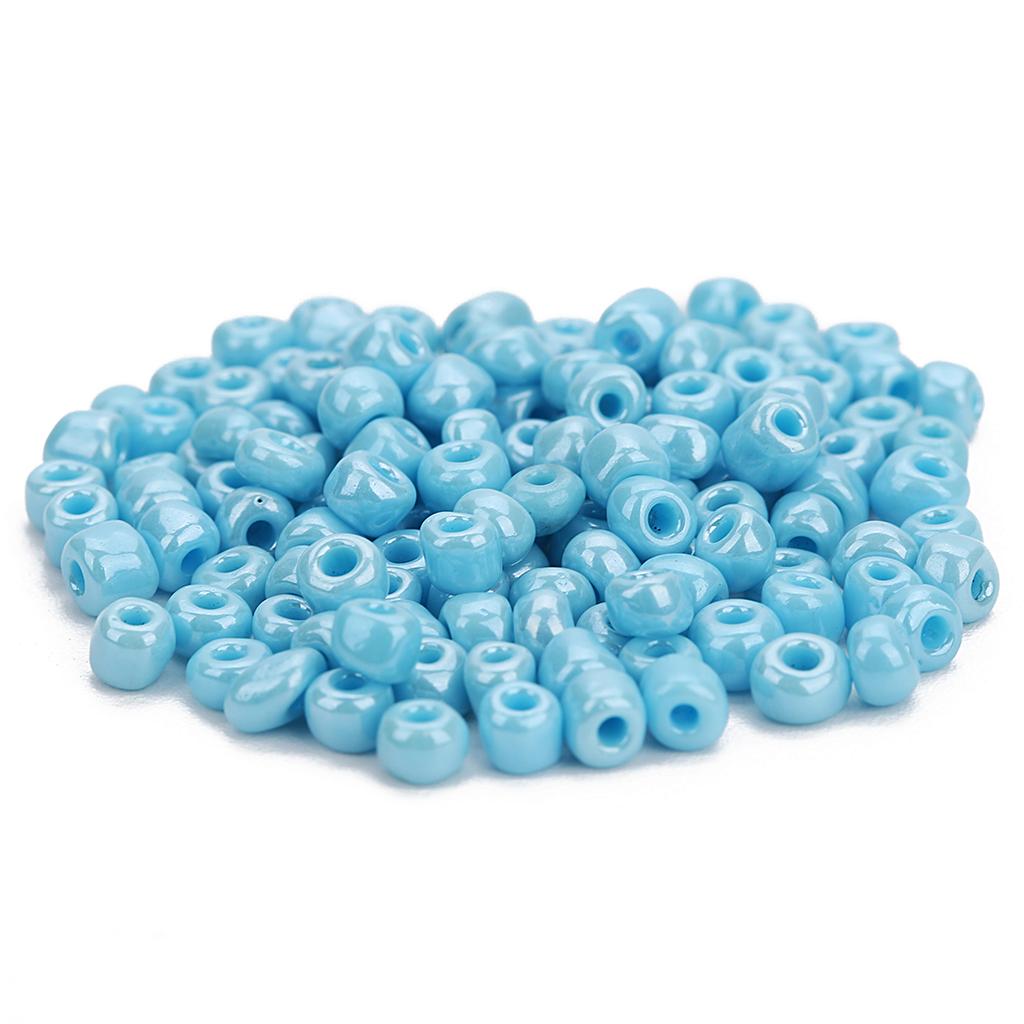40g 4mm Glass Seed Beads Colorful Charm Czech Spacer Rice Beads For Handmade Bracelet Earring Making DIY Jewelry Accessorise