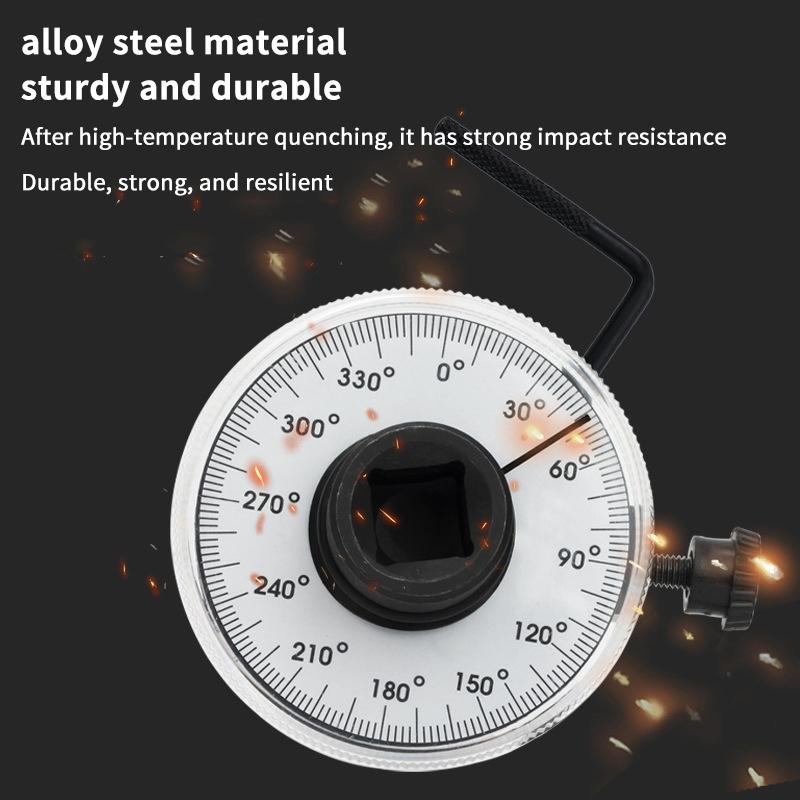 Torque Wrench Torquemeter Dial Hand Tool Auto Service Equipment Garage Calibrated In Degrees Automotive Tools Car Repairing 1PC