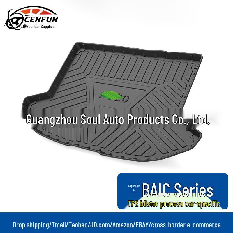 

Waterproof TPE Trunk Mat for 20-Years BAIC BEIJING U7, BJ40L PLUS, BJ20 2018-2021 Beijing BJ40L PLUS (4-door)