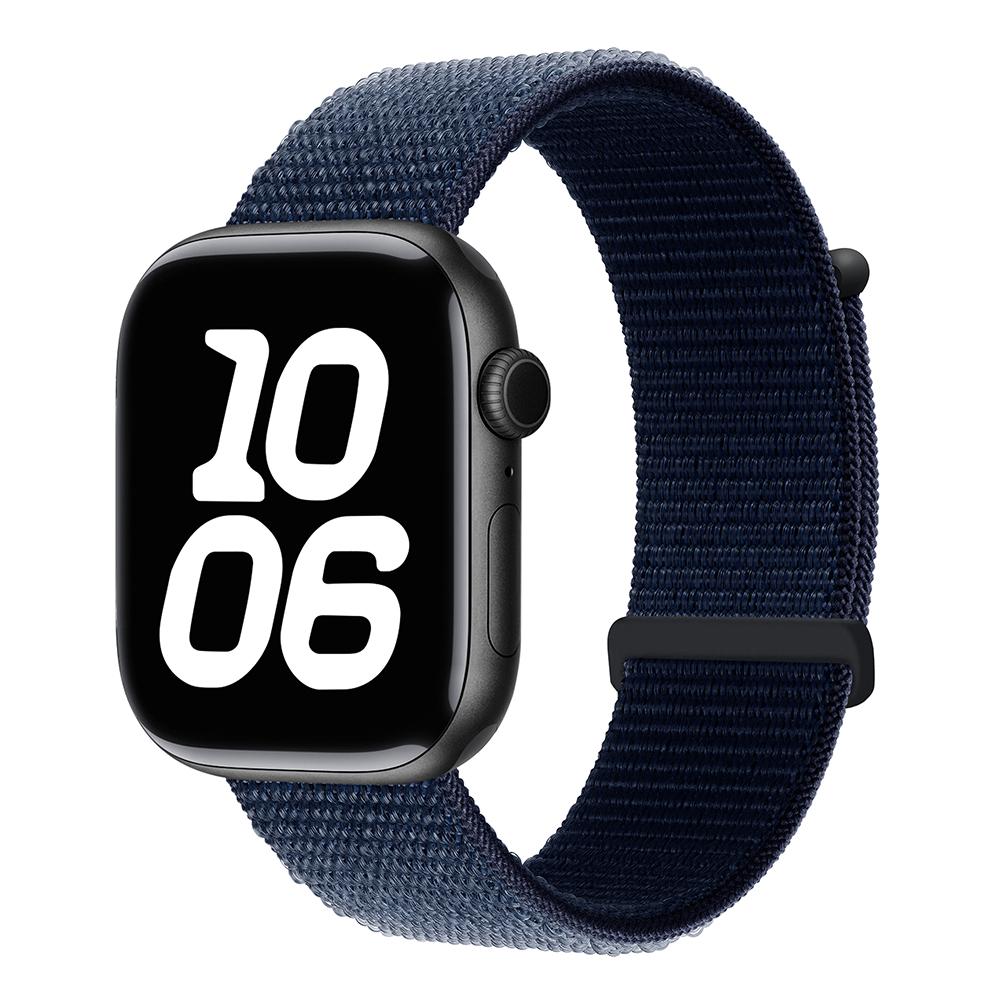Laço de Nylon para Pulseira Apple Watch 46mm 45mm 44mm 49mm 46mm 40mm 41mm 38mm 42mm Correa Pulseira iWatch Série 6 Se 7 8 9 10 11 ultra1/2/3 pulseira