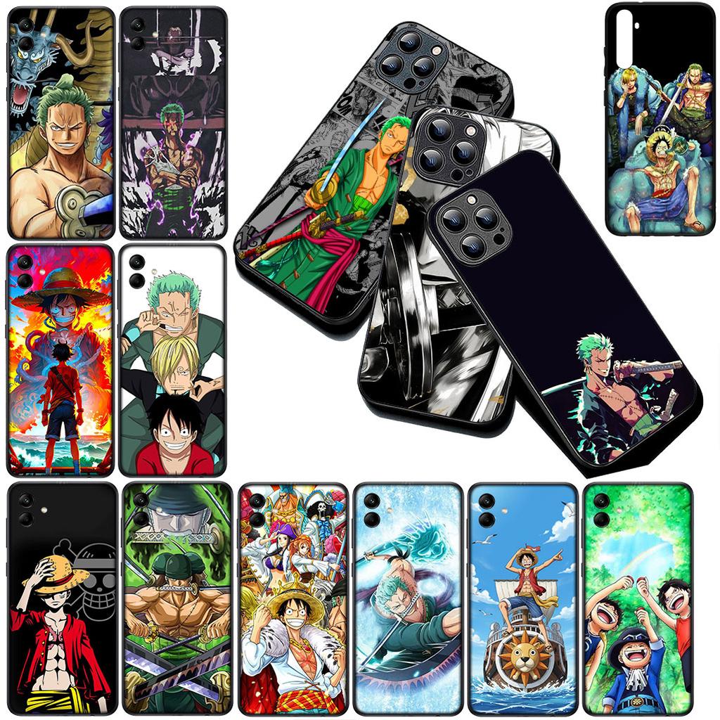 ONE Luffy Roronoa Zoro PIECEs Phone Cover for Samsung Galaxy S25 Edge S26 S24 FE Ultra Plus A08 A18 S25+ S23+ A56 5G Case