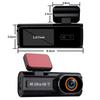 4K HD 1.97-inch Dual-Lens Dash Cam with GPS and WIFI