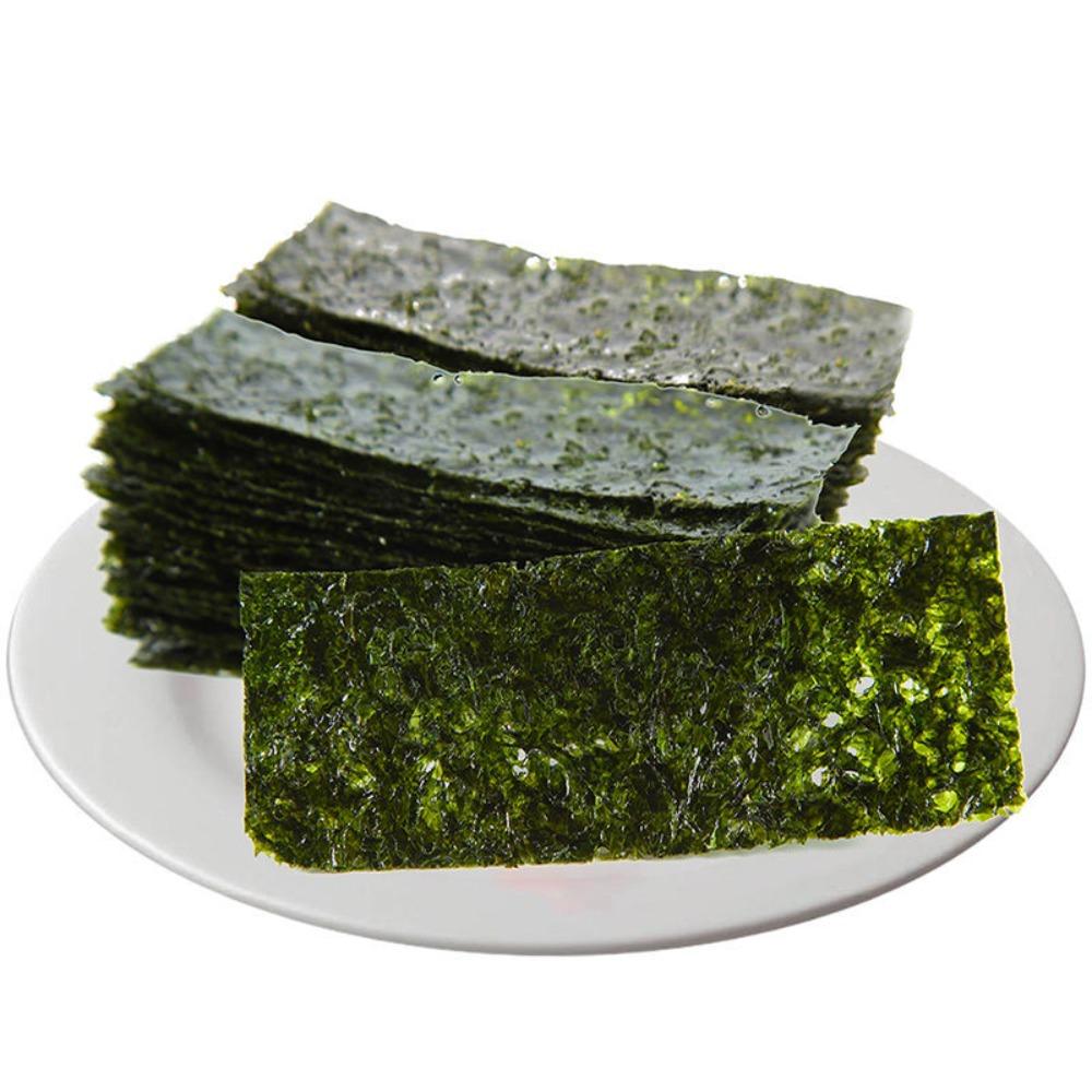 Organic Roasted Seaweed Snack, Natural Sea Salt, 400 Individual Sheets, Healthy Energy Boost