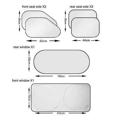 Auto-Sonnenschutzabdeckungen, Universal-Windschutzscheiben-Klappvisier-Reflektor-Windschutzscheiben-Autofenster-Sonnenschutz-Schutzzubehör