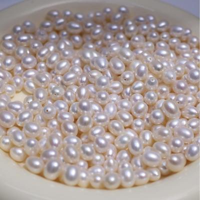 Natural Freshwater Pearl Multi-Shaped Half-Drilled DIY Jewelry Material for Women.