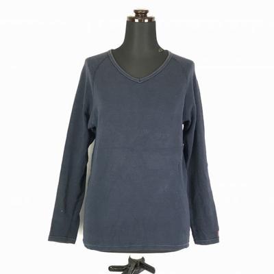 Made In Japan HR Market V Neck Long Sleeve T Shirt Men M Navy Hollywood Ranch Market(USED)