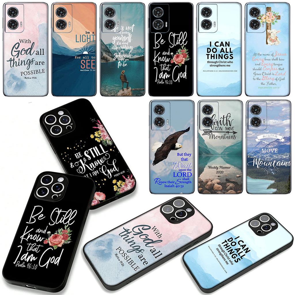 Bible Verse Christian Philippians Case for Motorola Moto Edge 70 60 Fusion 40 NEO 20 Pro G Stylus G56 G96 G71 G73 G42 G51 G52