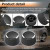2PC Rear Radio Audio Volume Control Knobs Dial Tuner Radio Stereo Knobs for Compatible with 2007-2013 Chevy Suburban Silverado 1500 2500 Sierra Yukon