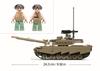 Sluban 314Pcs Army Oef M1Xs Main Battle Tanks Construction Blocks Kit Military Model Blocks Educational Toy Sets For Kids