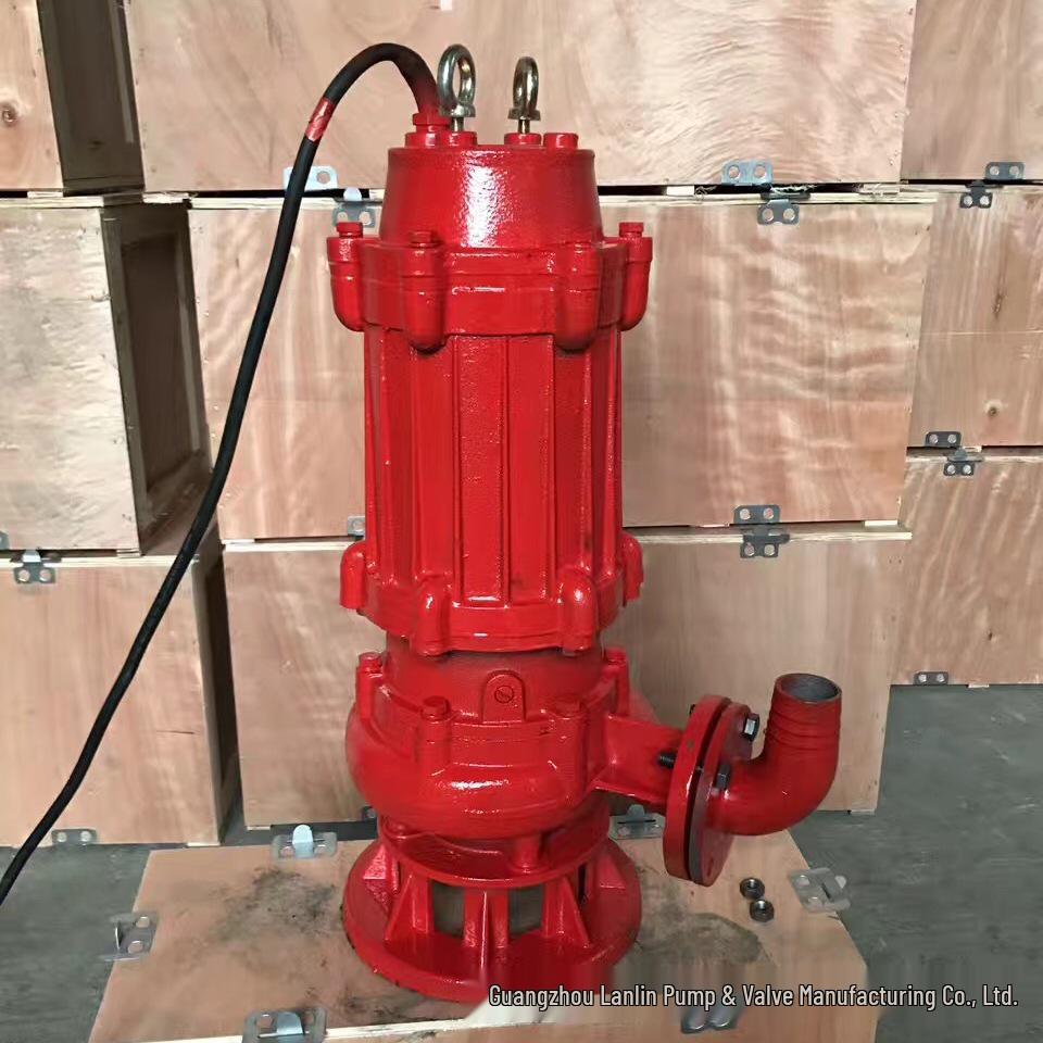 4-Inch Submersible Cutting Pump for Farm Sewage, Model 100WQAS80-25-11