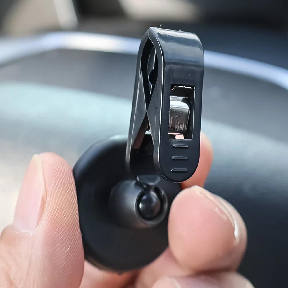 1/2/4pcs Car Interior Storage Organizer Car Adhesive Card Clip Windshield Ticket Holder Coupon Clips Auto Accessories